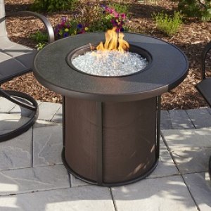 Brown Stonefire 32 Gas Fire Pit Table