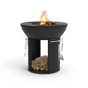 Hearthstone Cast Iron Standing Fire Pit Grill
