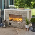 Outdoor Greatroom Custom ready-to-finish gas fireplace