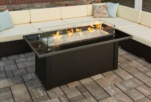 Monte Carlo Linear Gas Fire  Pit Table