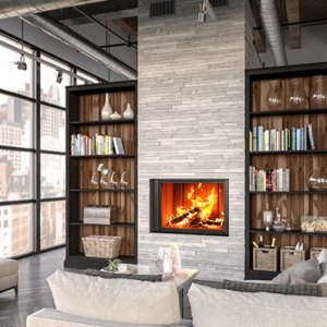 Renaissance Uptown 600 Wood-Burning Fireplace