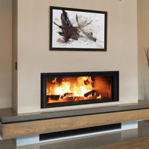 Renaissance Linear 50 Wood Burning Fireplace