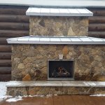 Heat-n-Glo Courtyard outdoor gas fireplace