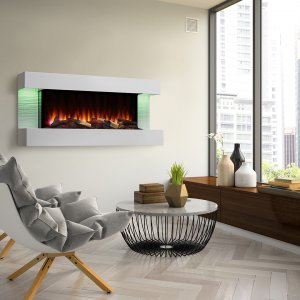 Format Wall Mount Electric Fireplace