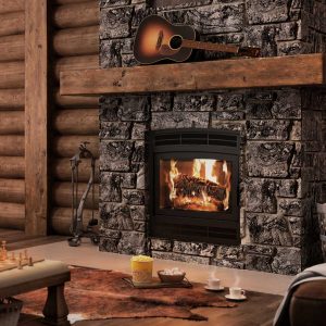 Ambiance Elegance 42 Traditional Wood Fireplace