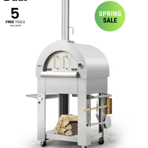 Ciao Bella Primo Dual wood/gas with stand pizza oven